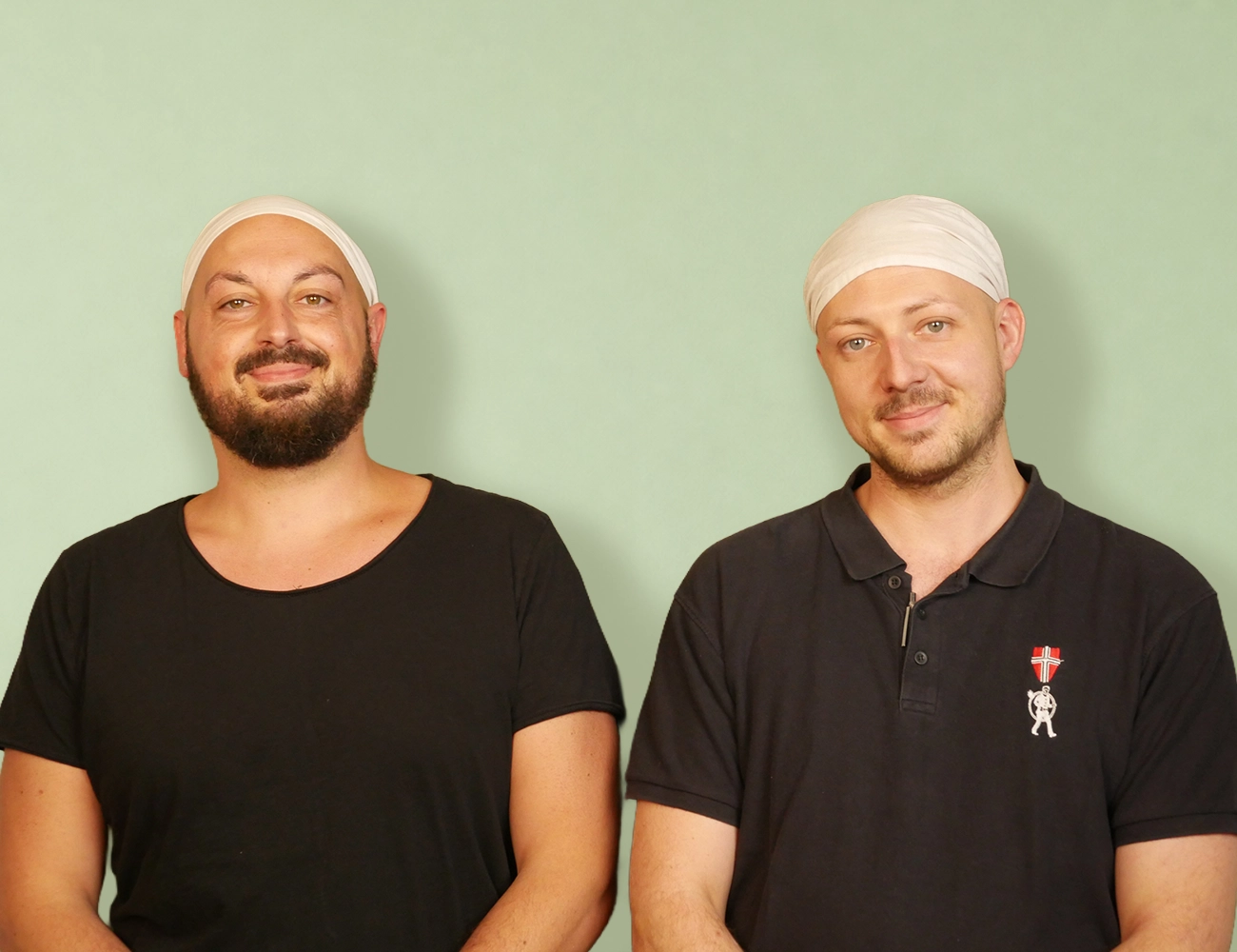 Mitarbeiter des Rauchfangkehrerbetriebs Hotzy